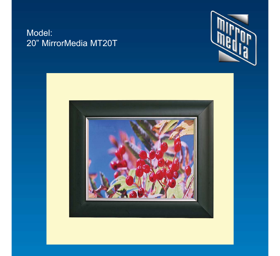 Mirror Media MT20T User Manual | 2 pages