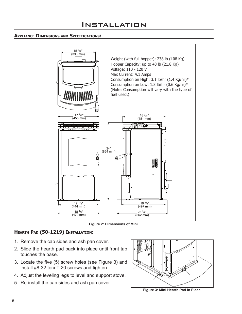 Installation, 1219) i | Mega Catch Mini User Manual | Page 6 / 31