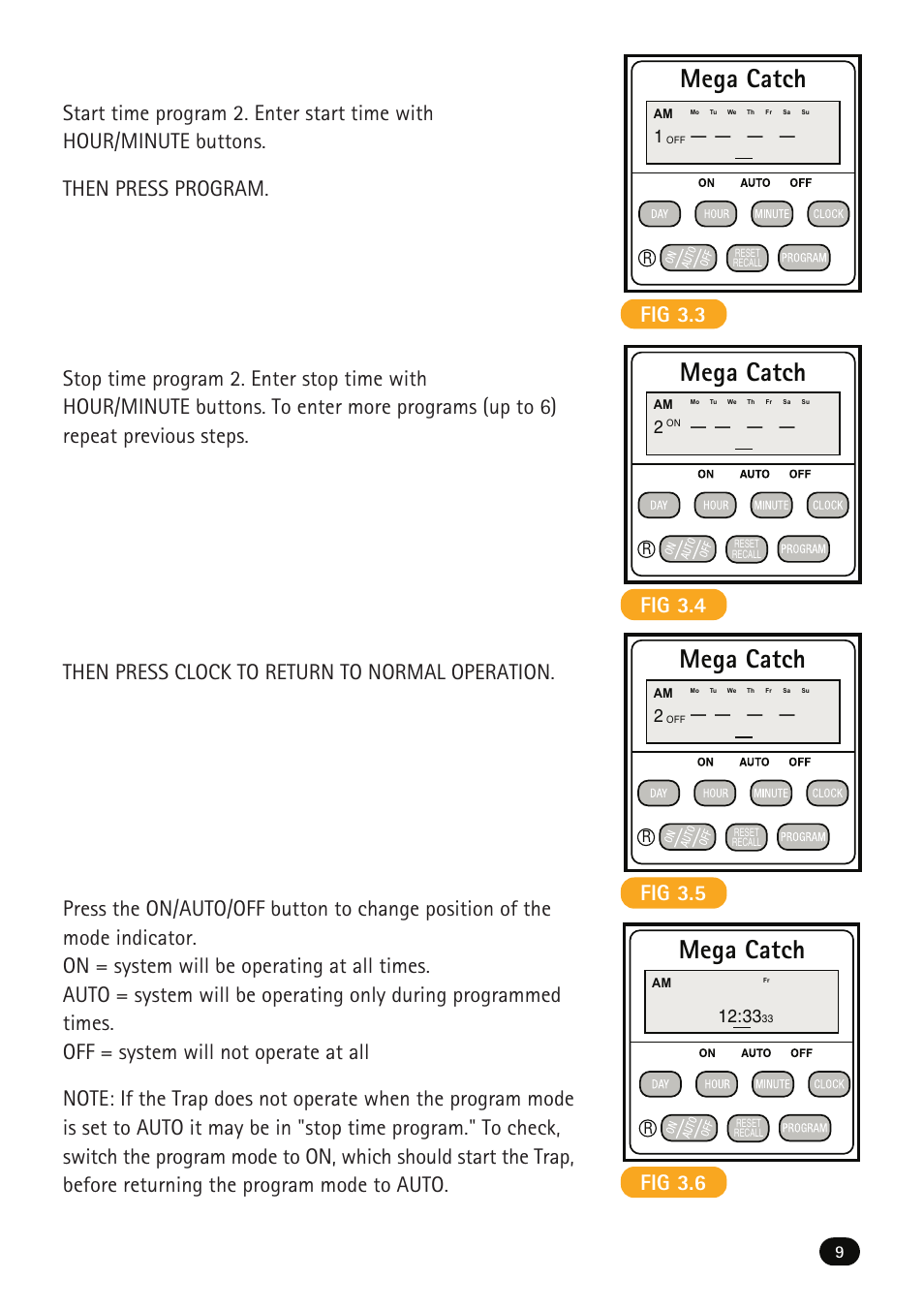 Mega catch | Mega Catch Premier MCP800 User Manual | Page 11 / 26