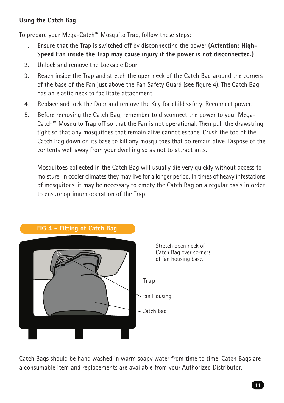 Mega Catch Premier MCP800 User Manual | Page 13 / 26
