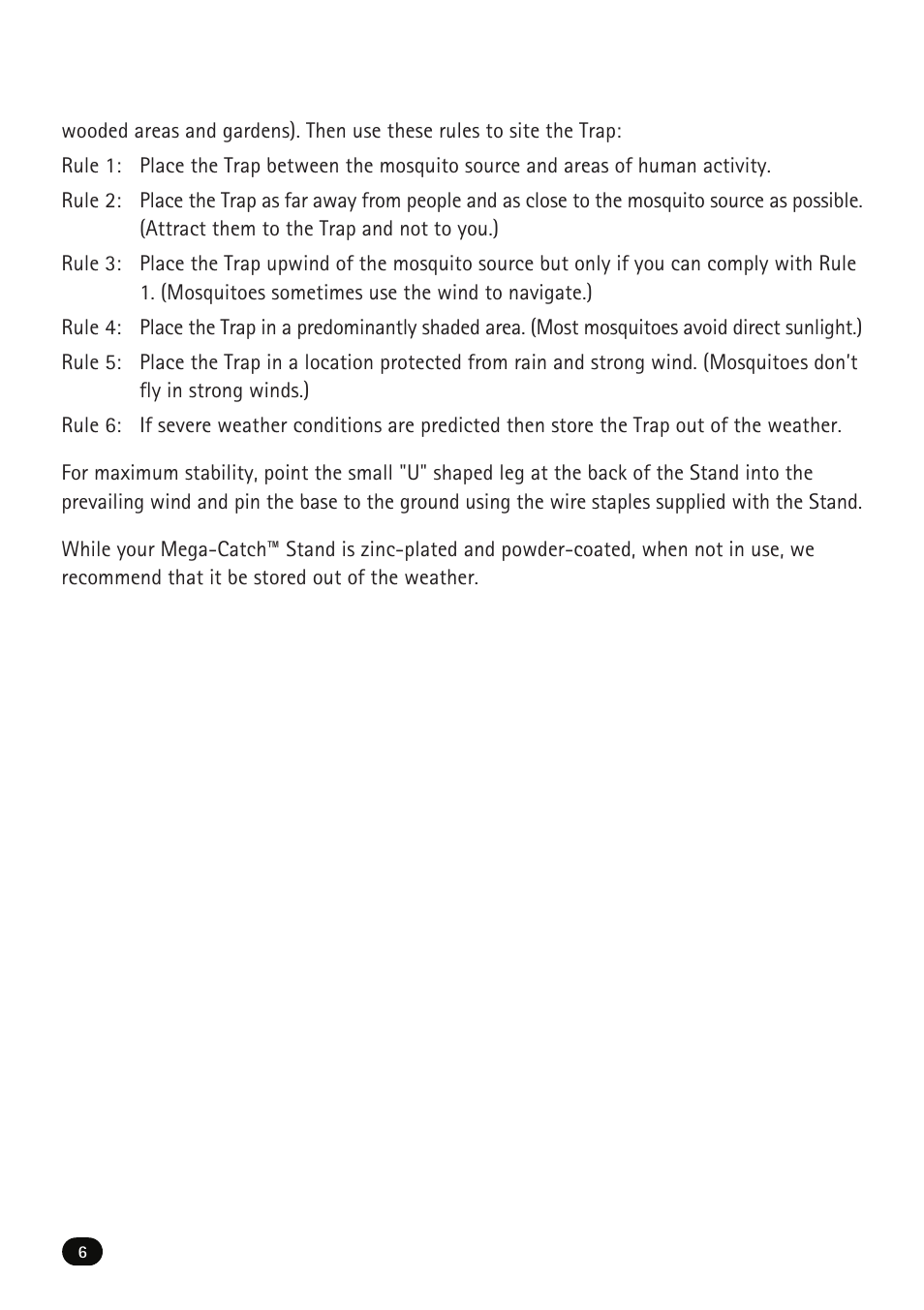 Mega Catch Premier MCP800 User Manual | Page 8 / 26