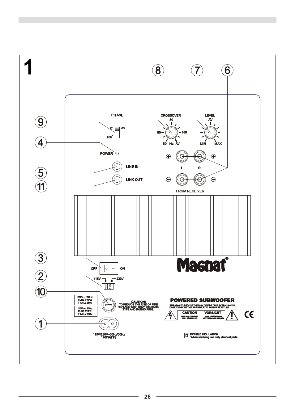 Magnat Audio Quantum 630A User Manual | Page 26 / 32