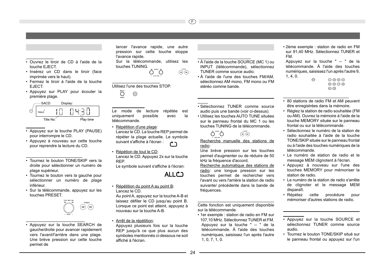 Magnat Audio MC 1 User Manual | Page 24 / 52