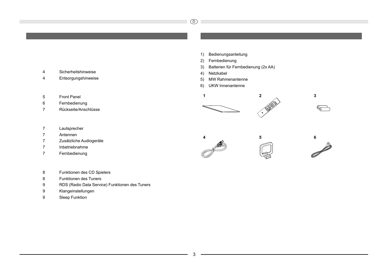 Magnat Audio MC 1 User Manual | Page 3 / 52
