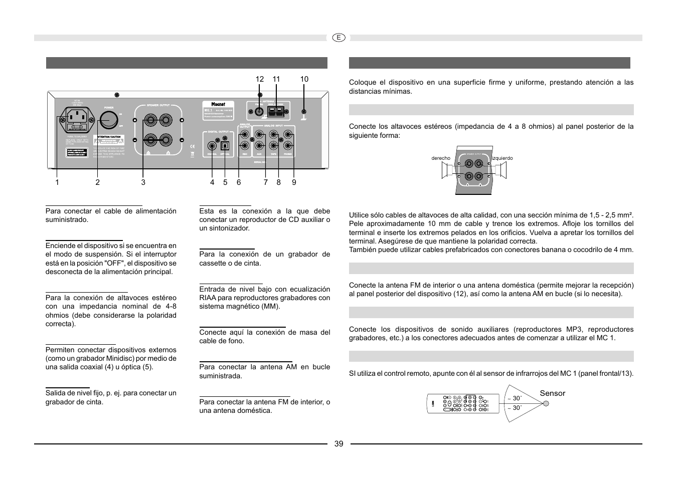 Magnat Audio MC 1 User Manual | Page 39 / 52