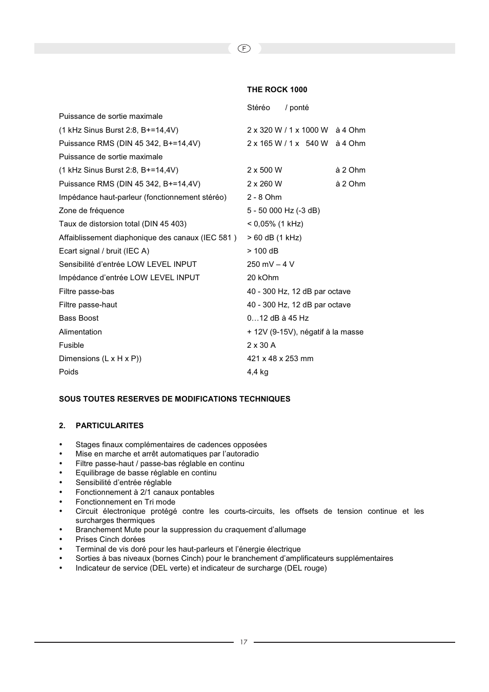 Magnat Audio 400 / 1000 User Manual | Page 17 / 72