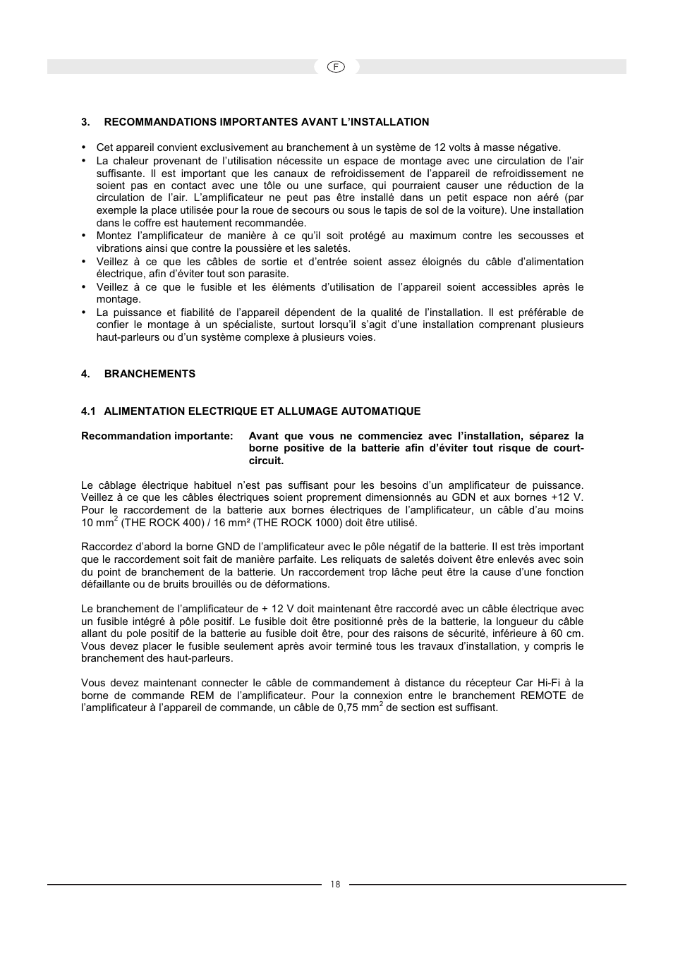 Magnat Audio 400 / 1000 User Manual | Page 18 / 72