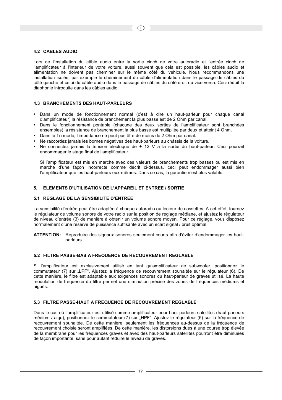 Magnat Audio 400 / 1000 User Manual | Page 19 / 72