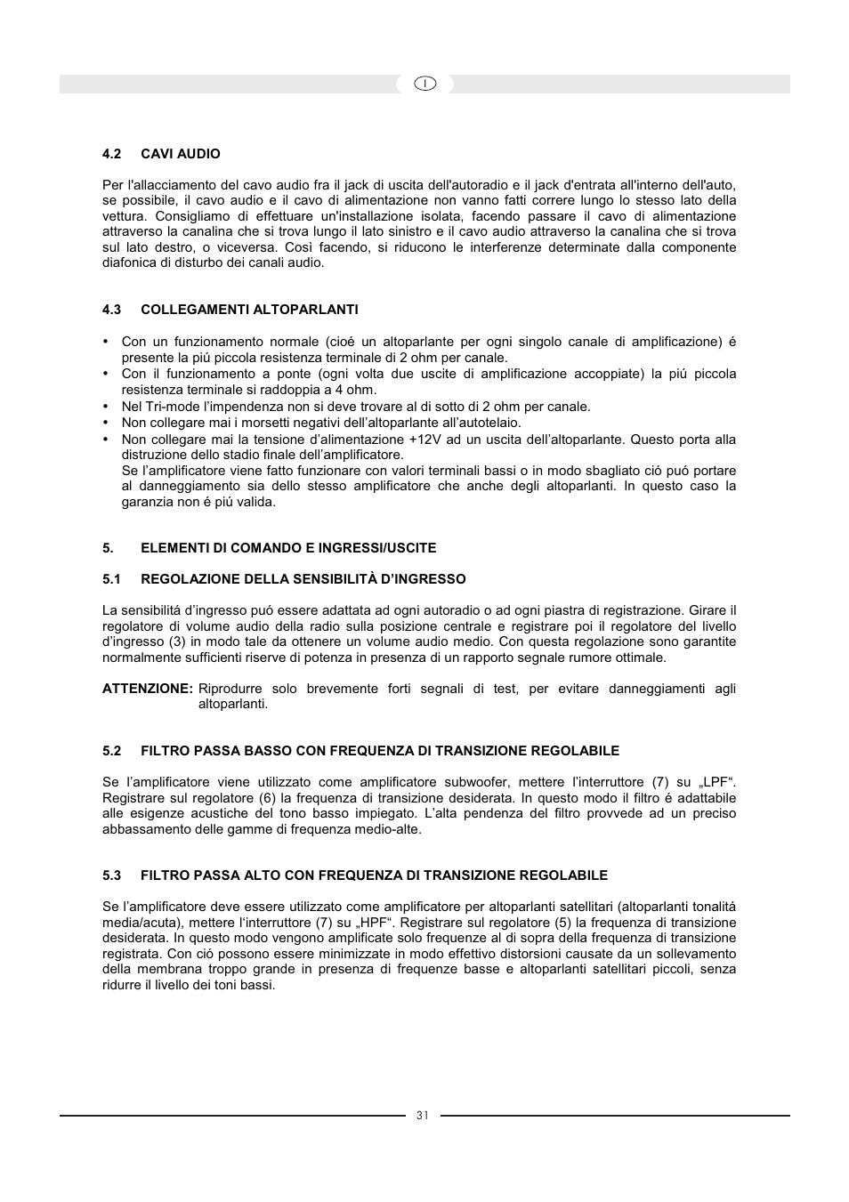 Magnat Audio 400 / 1000 User Manual | Page 31 / 72