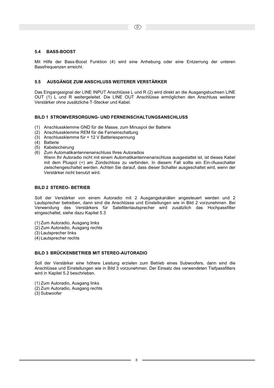 Magnat Audio 400 / 1000 User Manual | Page 8 / 72