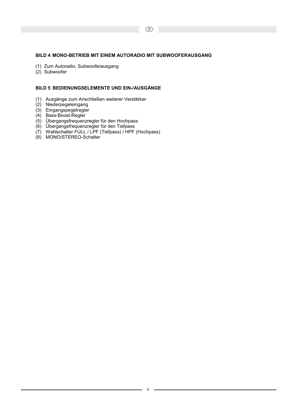 Magnat Audio 400 / 1000 User Manual | Page 9 / 72