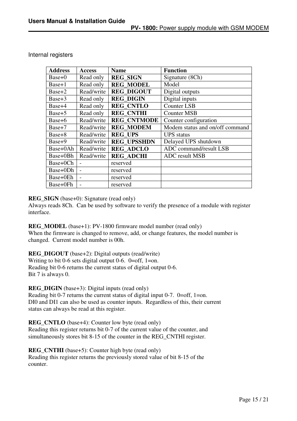 Micro Technic Micronix 1800 Series User Manual | Page 15 / 21