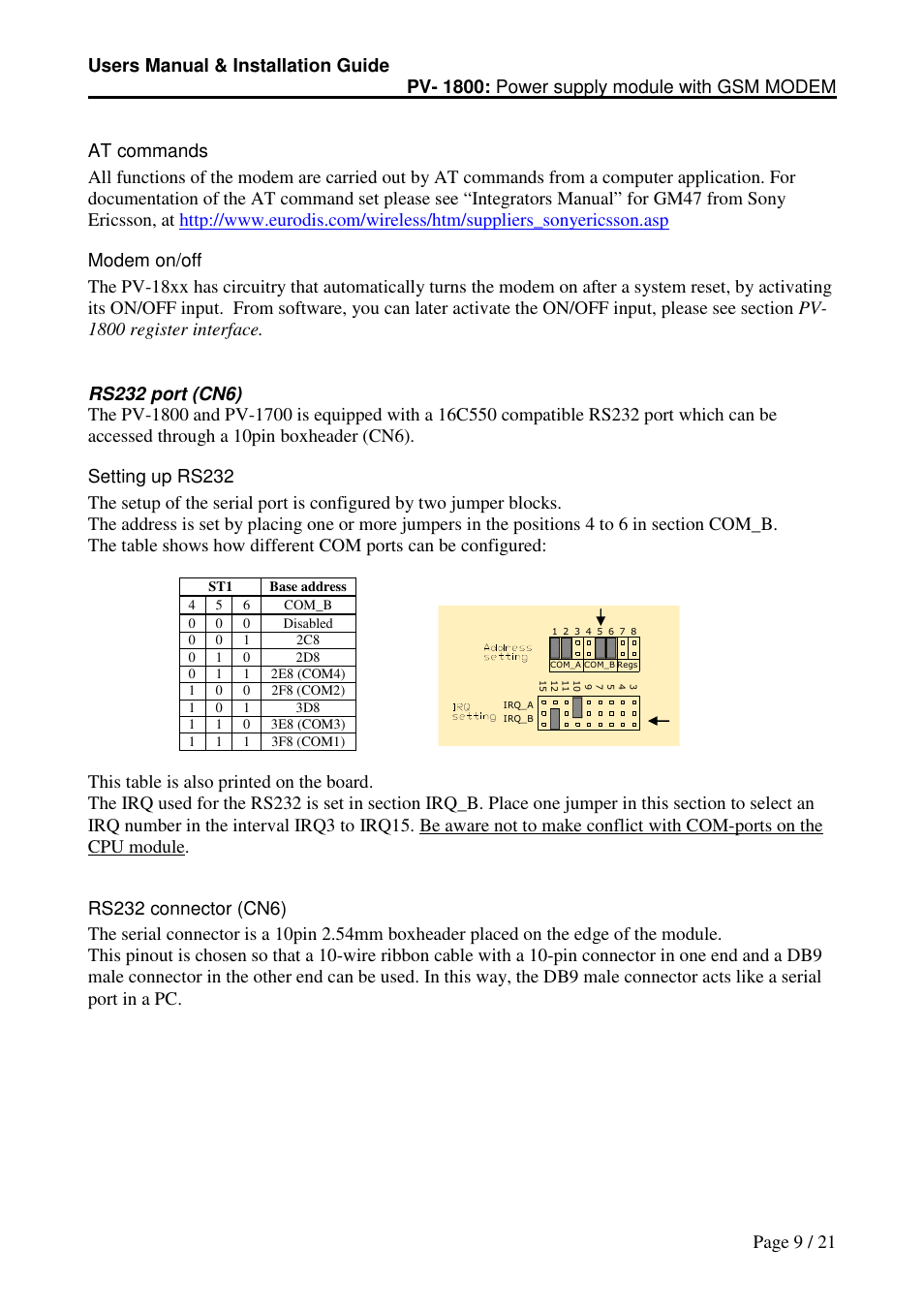 Micro Technic Micronix 1800 Series User Manual | Page 9 / 21