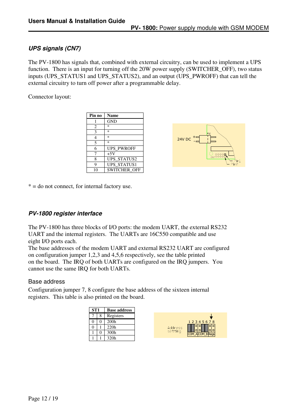 Micro Technic PV-1800 User Manual | Page 12 / 19