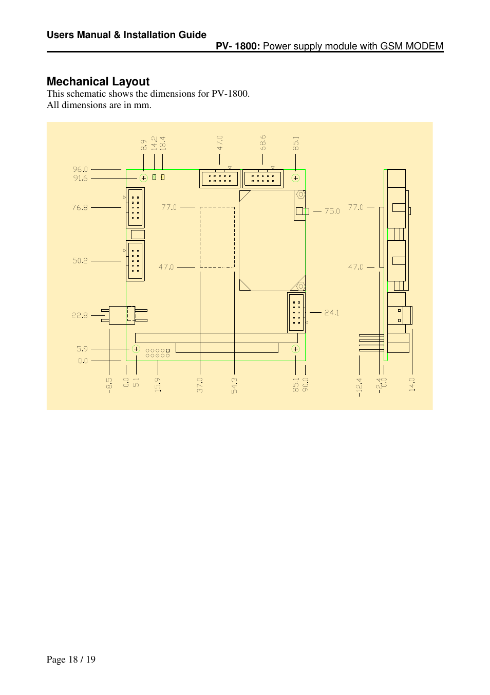 Micro Technic PV-1800 User Manual | Page 18 / 19