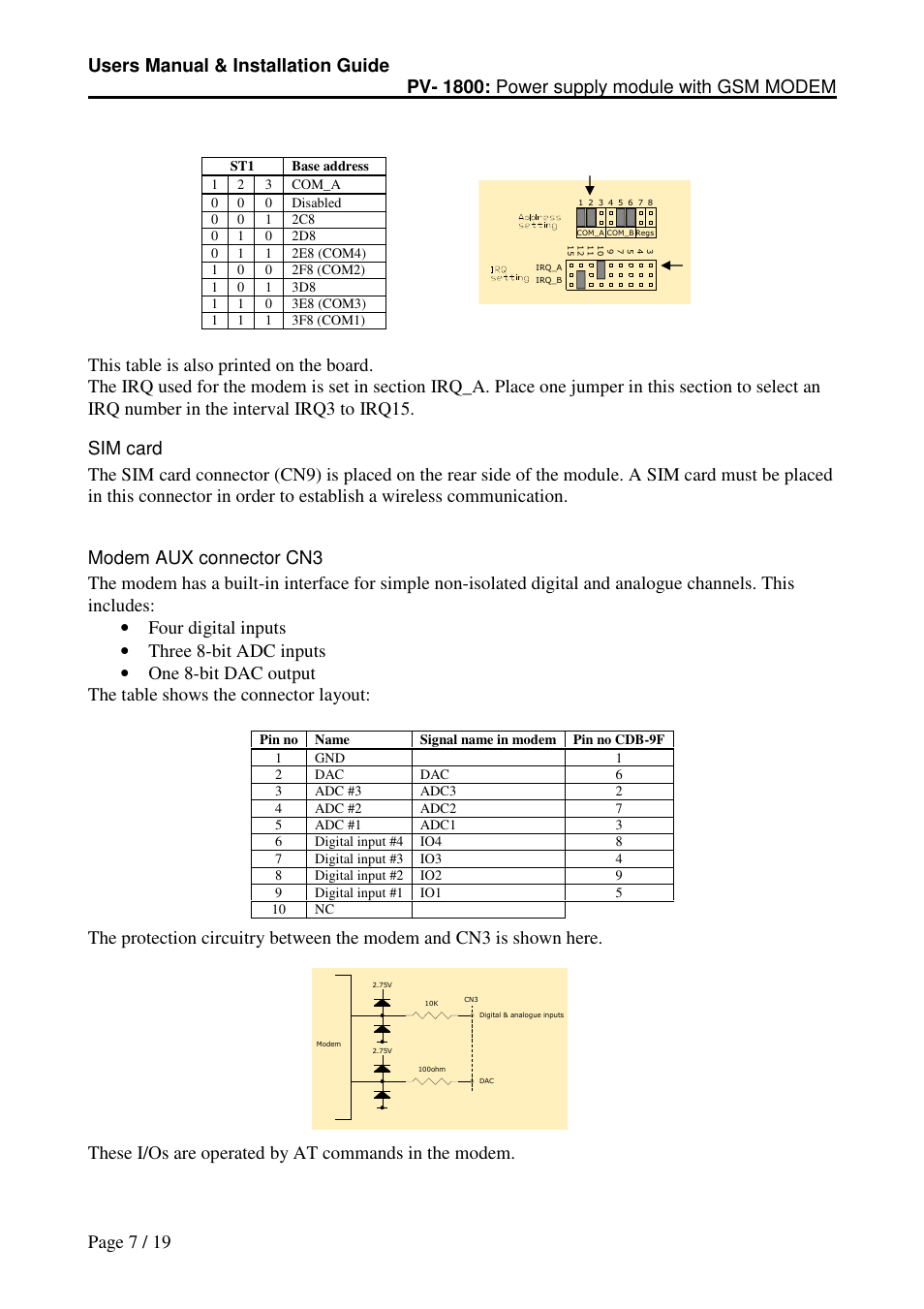 Micro Technic PV-1800 User Manual | Page 7 / 19