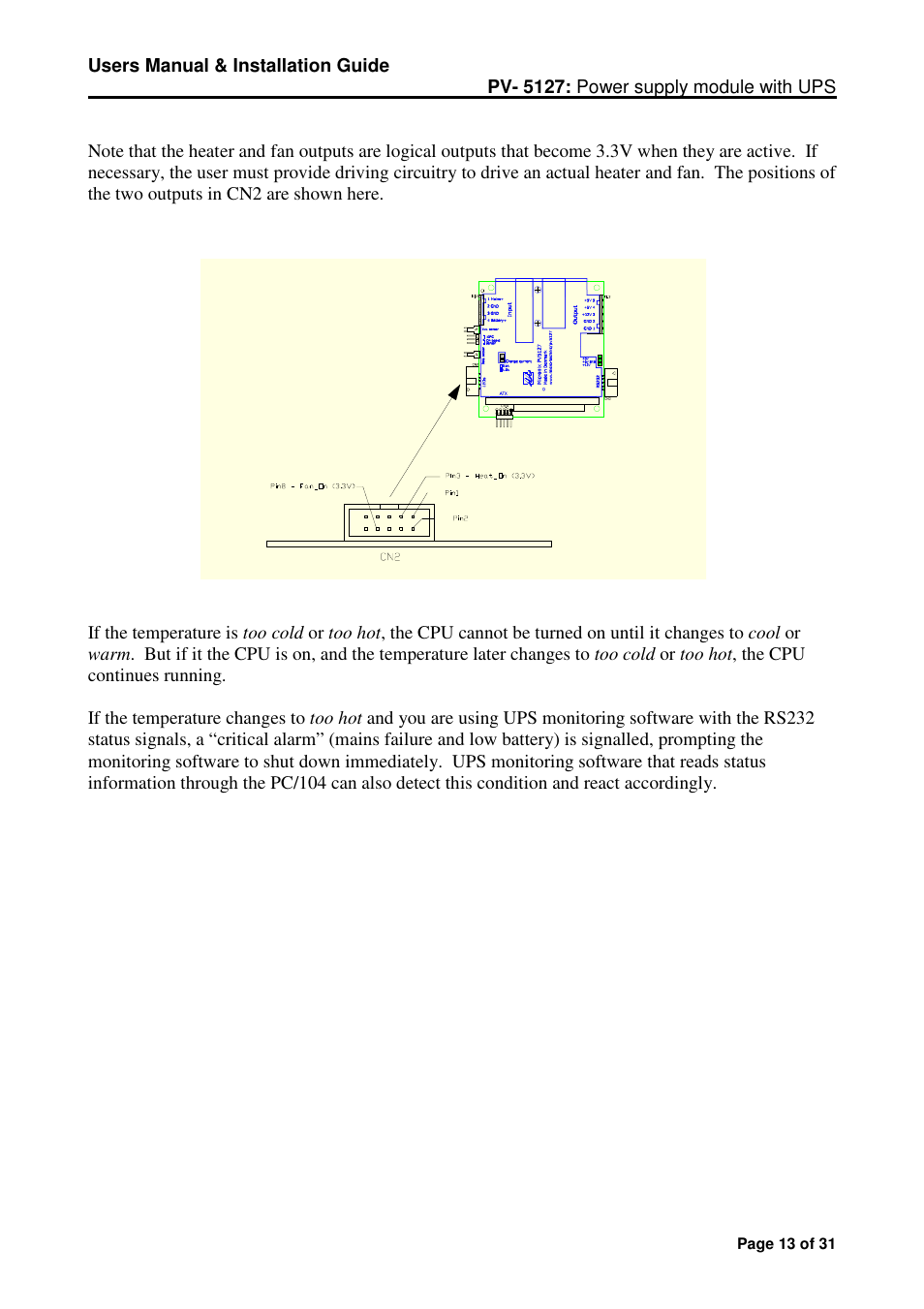 Micro Technic Micronix PV-5127 User Manual | Page 13 / 31