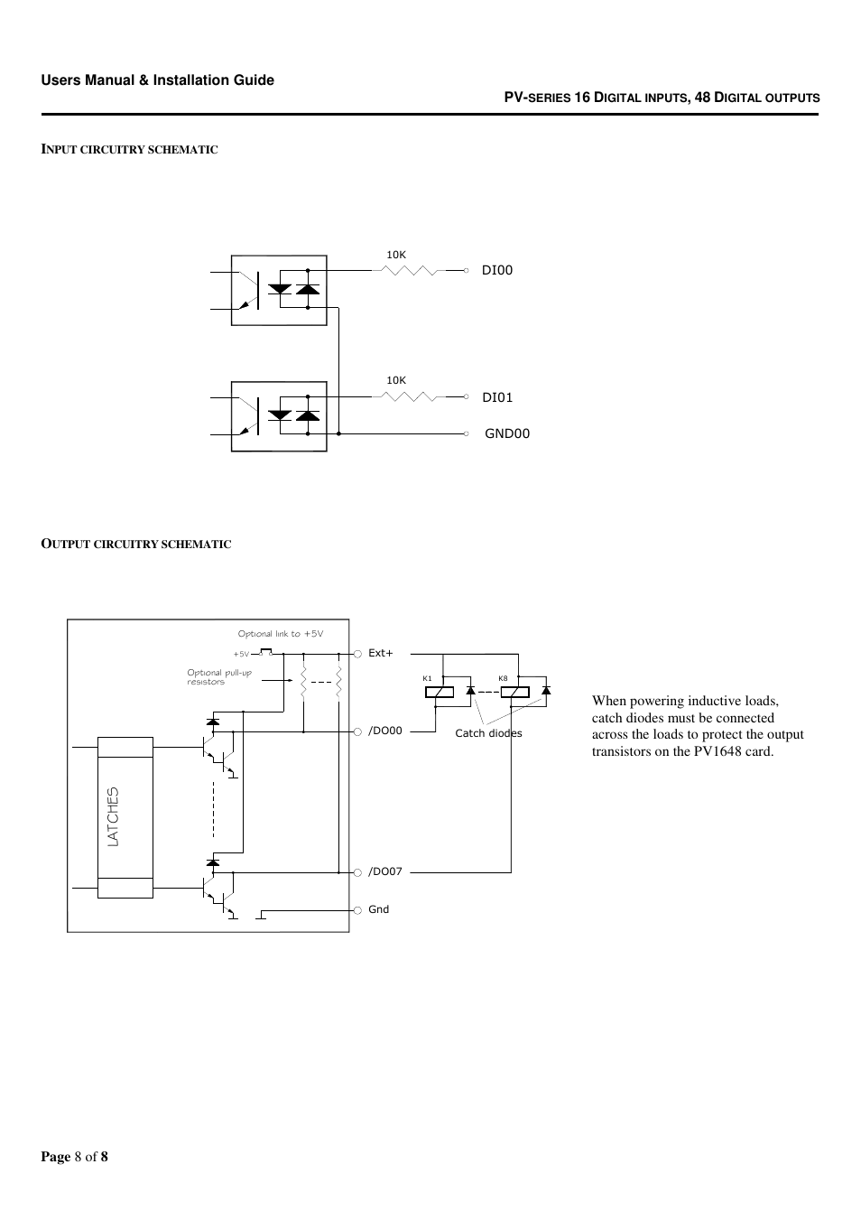 Micro Technic Micronix PV-1648 User Manual | Page 8 / 8