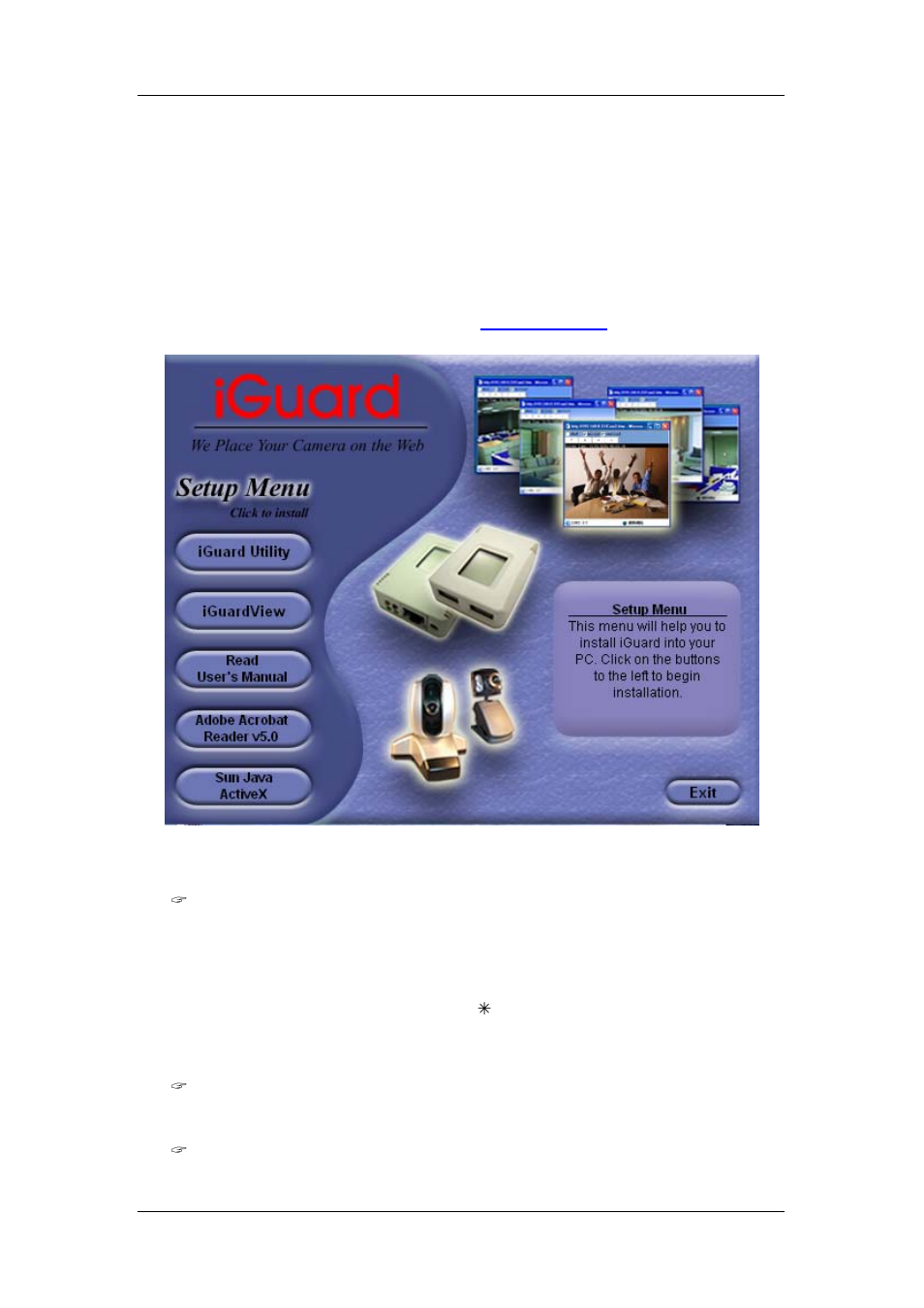 Chapter 4: iguardware, 1 installing iguardware | Micon IP-220E User Manual | Page 9 / 87