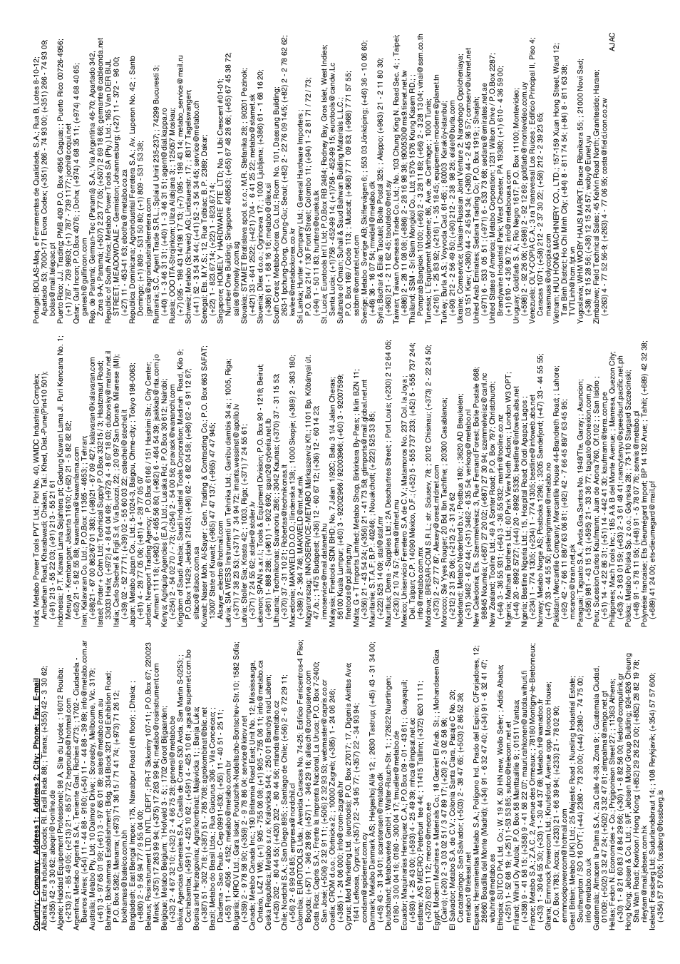 Metabo Invert 130/60 User Manual | Page 13 / 13