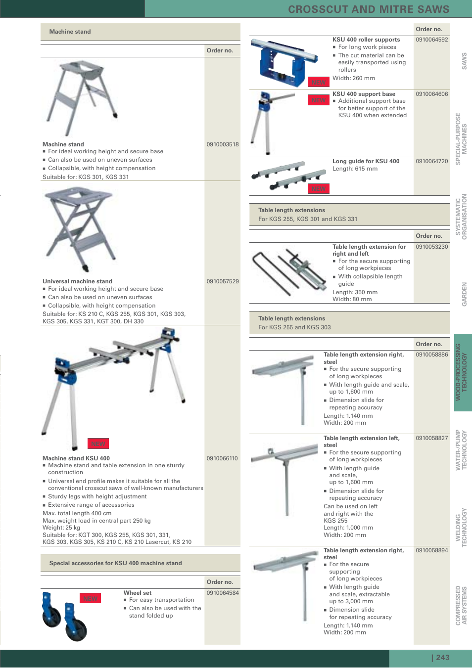 Crosscut and mitre saws | Metabo BW 600 User Manual | Page 11 / 14