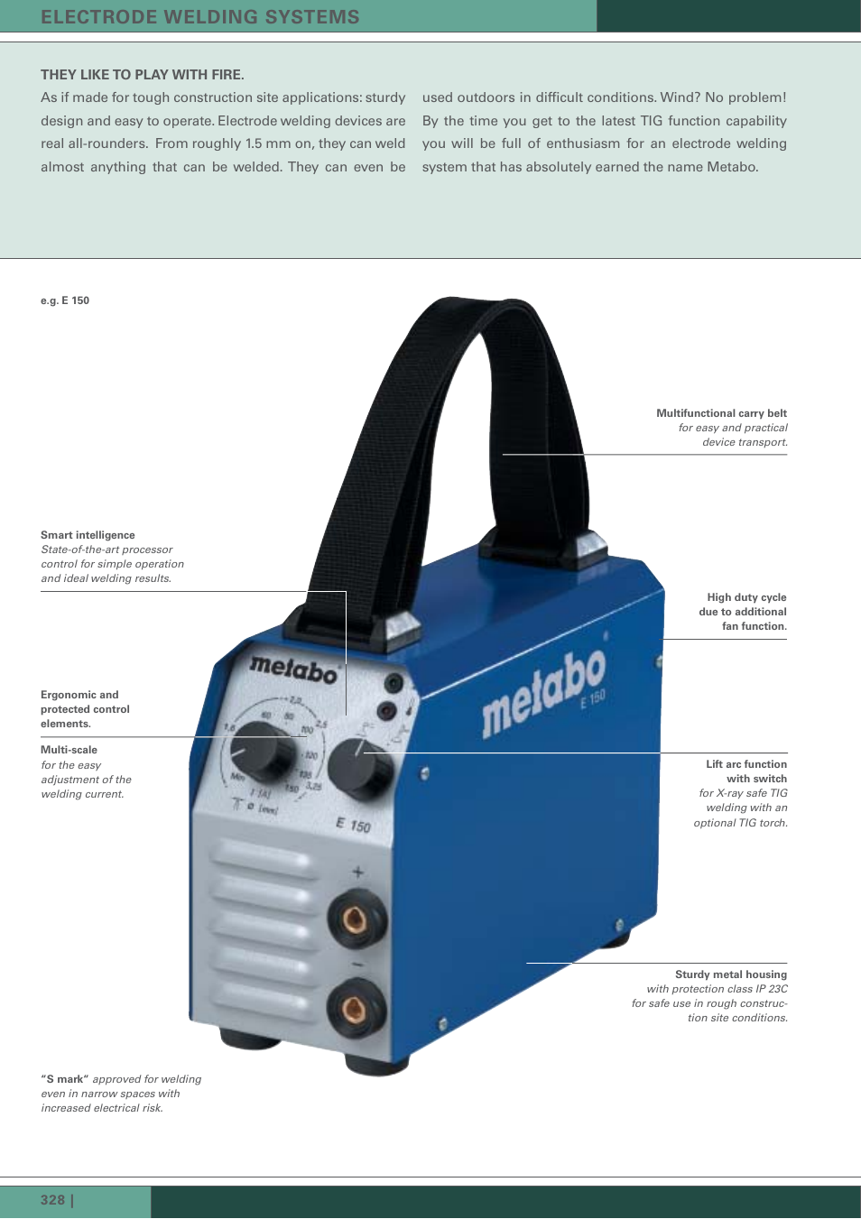 Electrode welding systems | Metabo Welding Technology User Manual | Page 7 / 12