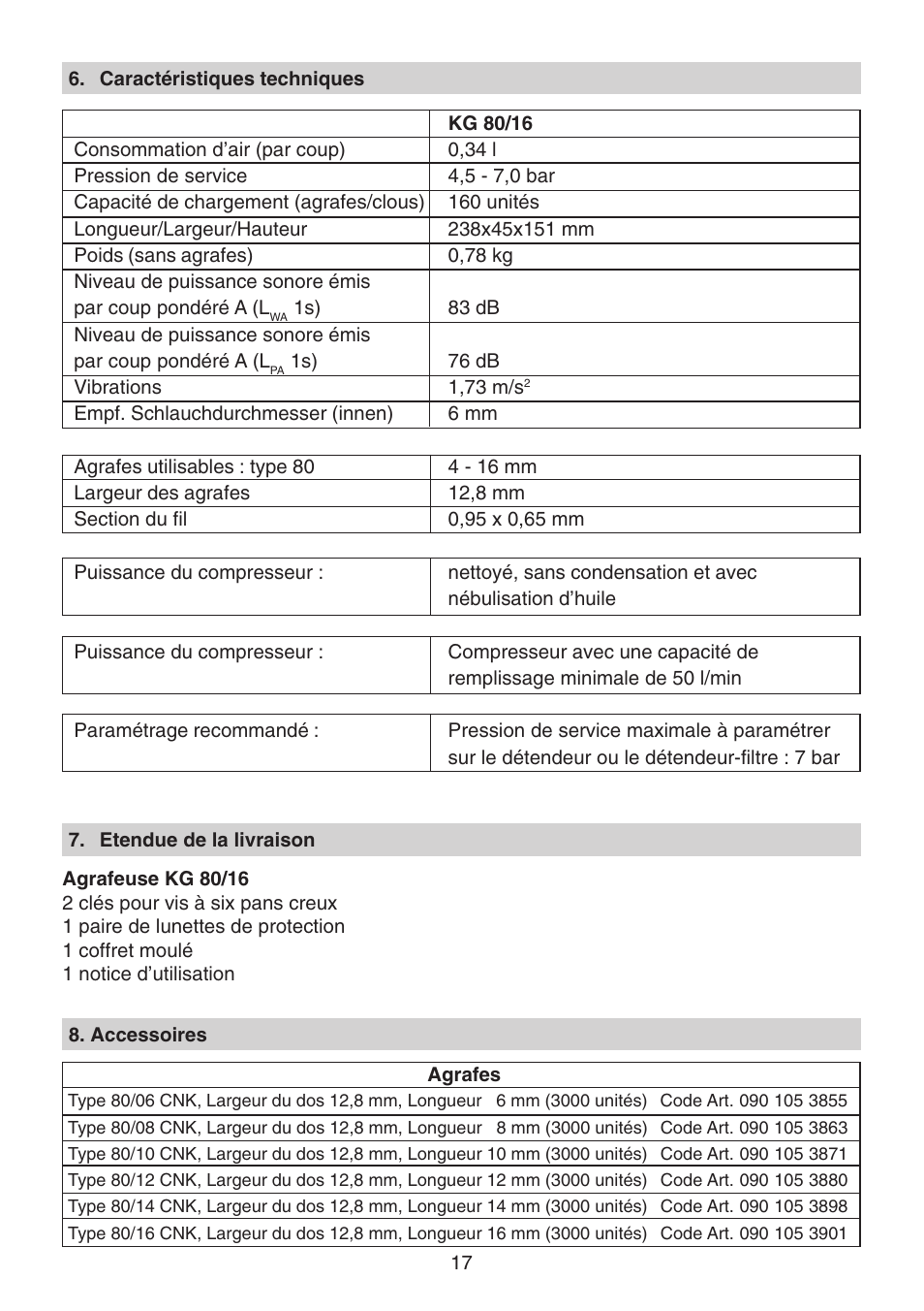 Metabo KG 80 User Manual | Page 17 / 44