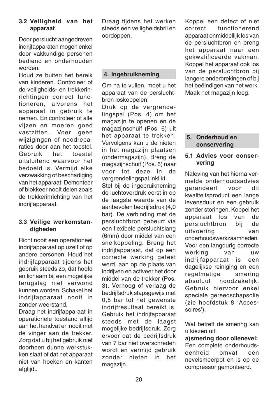 Metabo KG 80 User Manual | Page 20 / 44