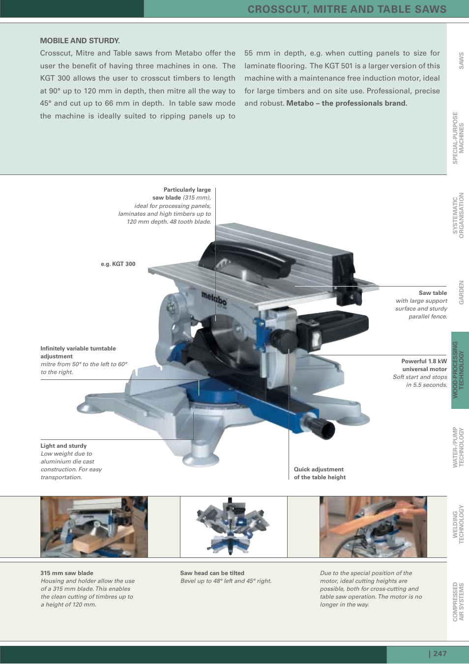 Metabo KGT 501 User Manual | 16 pages