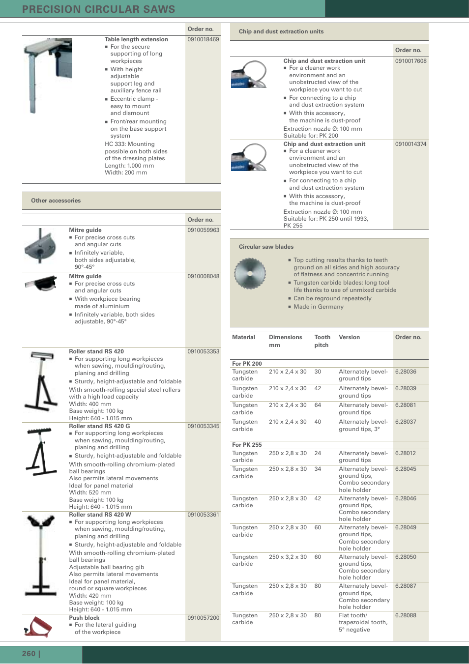 Precision circular saws | Metabo KGT 501 User Manual | Page 14 / 16