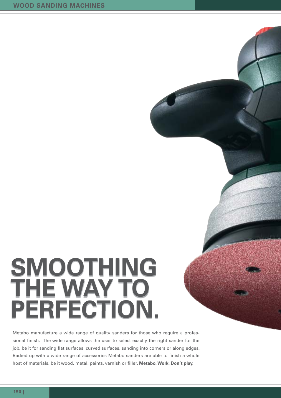 Metabo Wood Sanding Machine User Manual | 26 pages