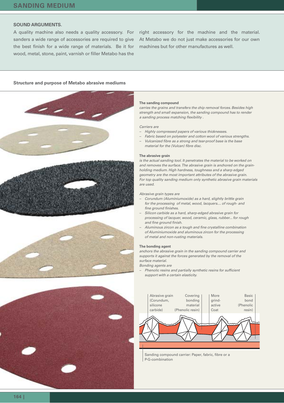 Sanding medium | Metabo Wood Sanding Machine User Manual | Page 15 / 26