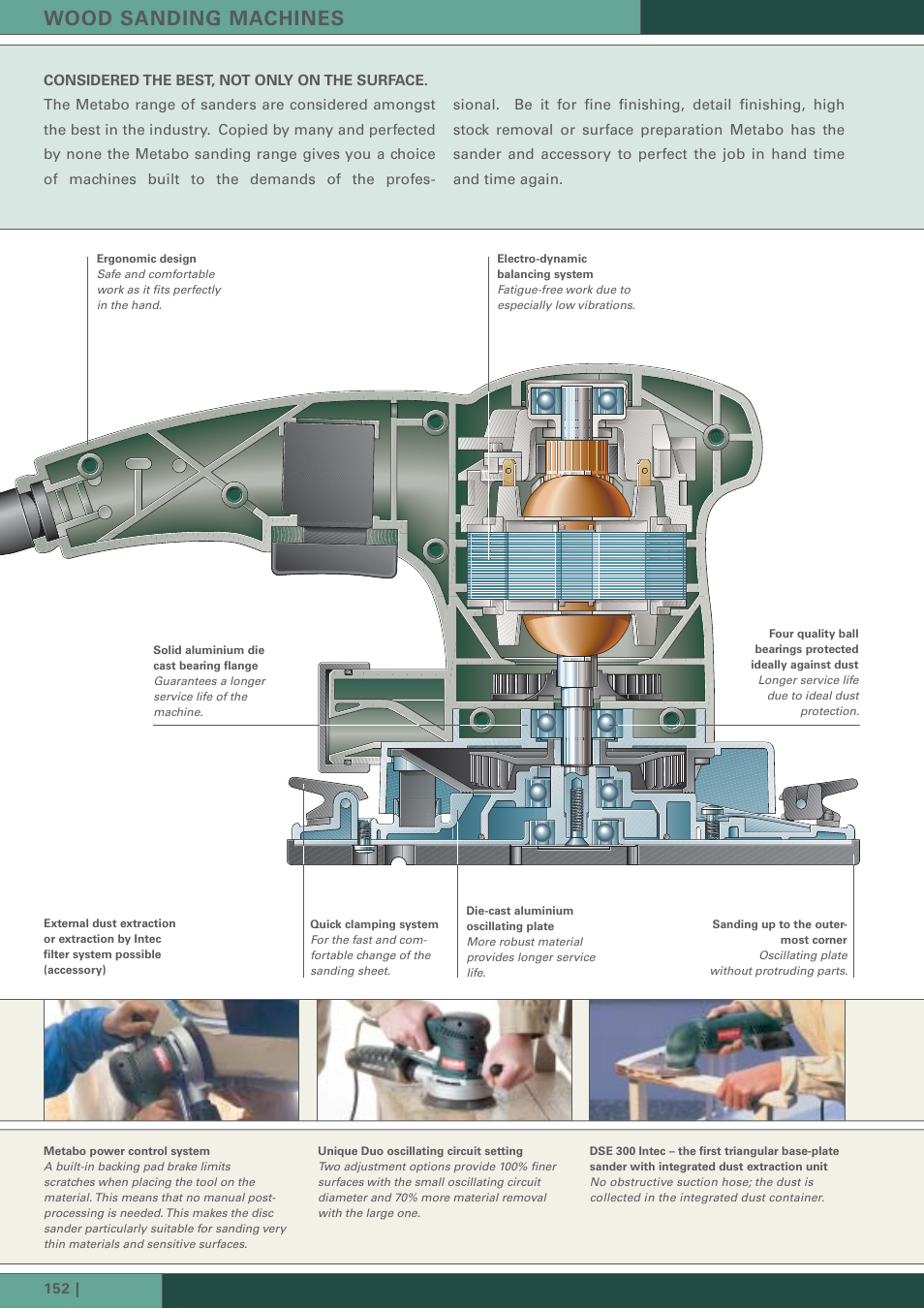 Wood sanding machines | Metabo Wood Sanding Machine User Manual | Page 3 / 26