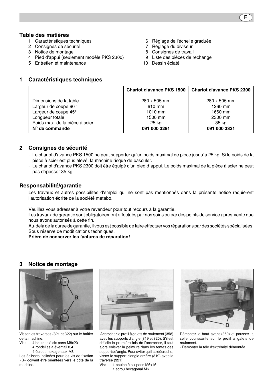 Metabo PK 250 User Manual | Page 12 / 32
