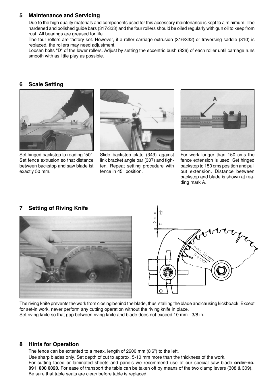Metabo PK 250 User Manual | Page 9 / 32