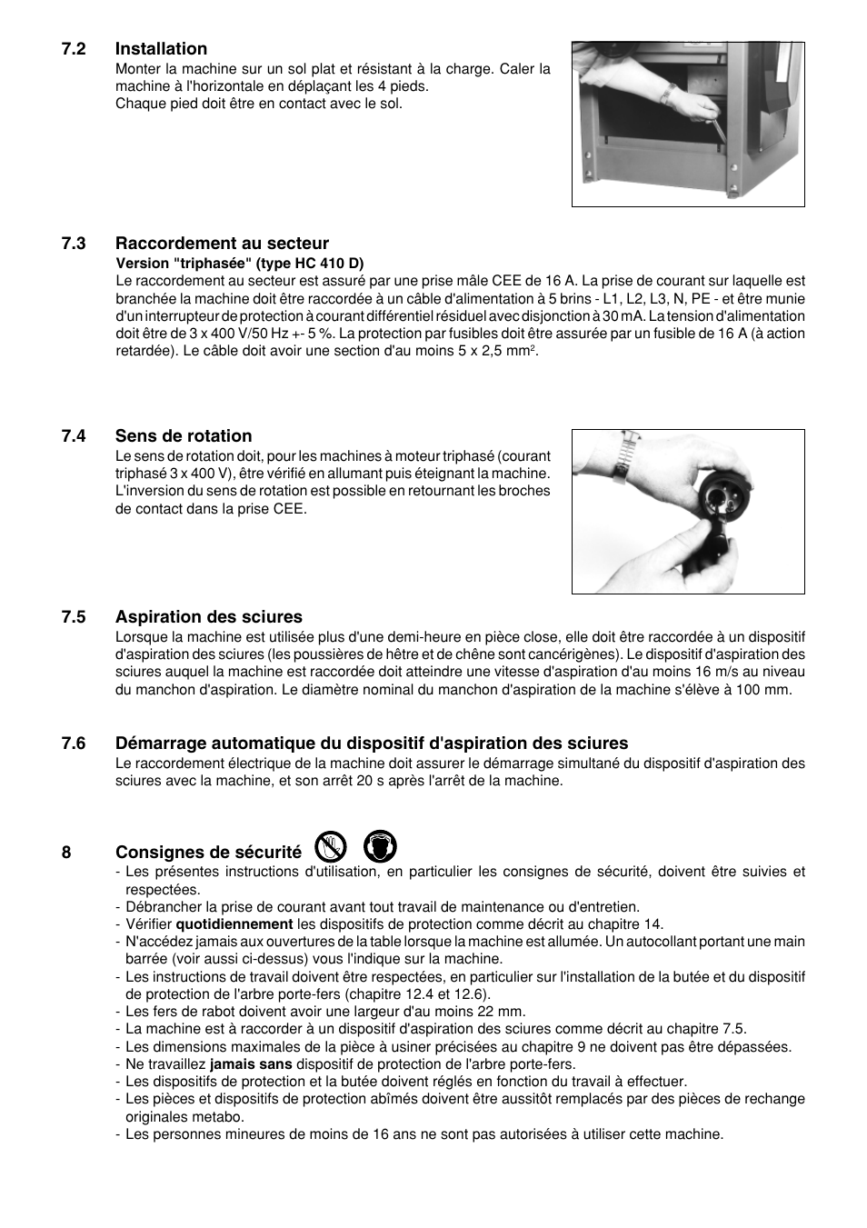 Metabo HC 410 User Manual | Page 30 / 52