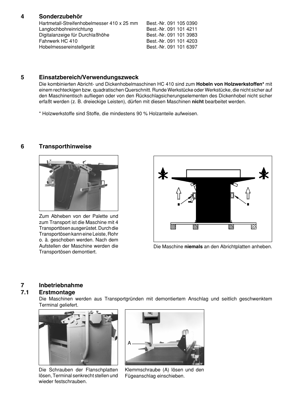 Metabo HC 410 User Manual | Page 4 / 52
