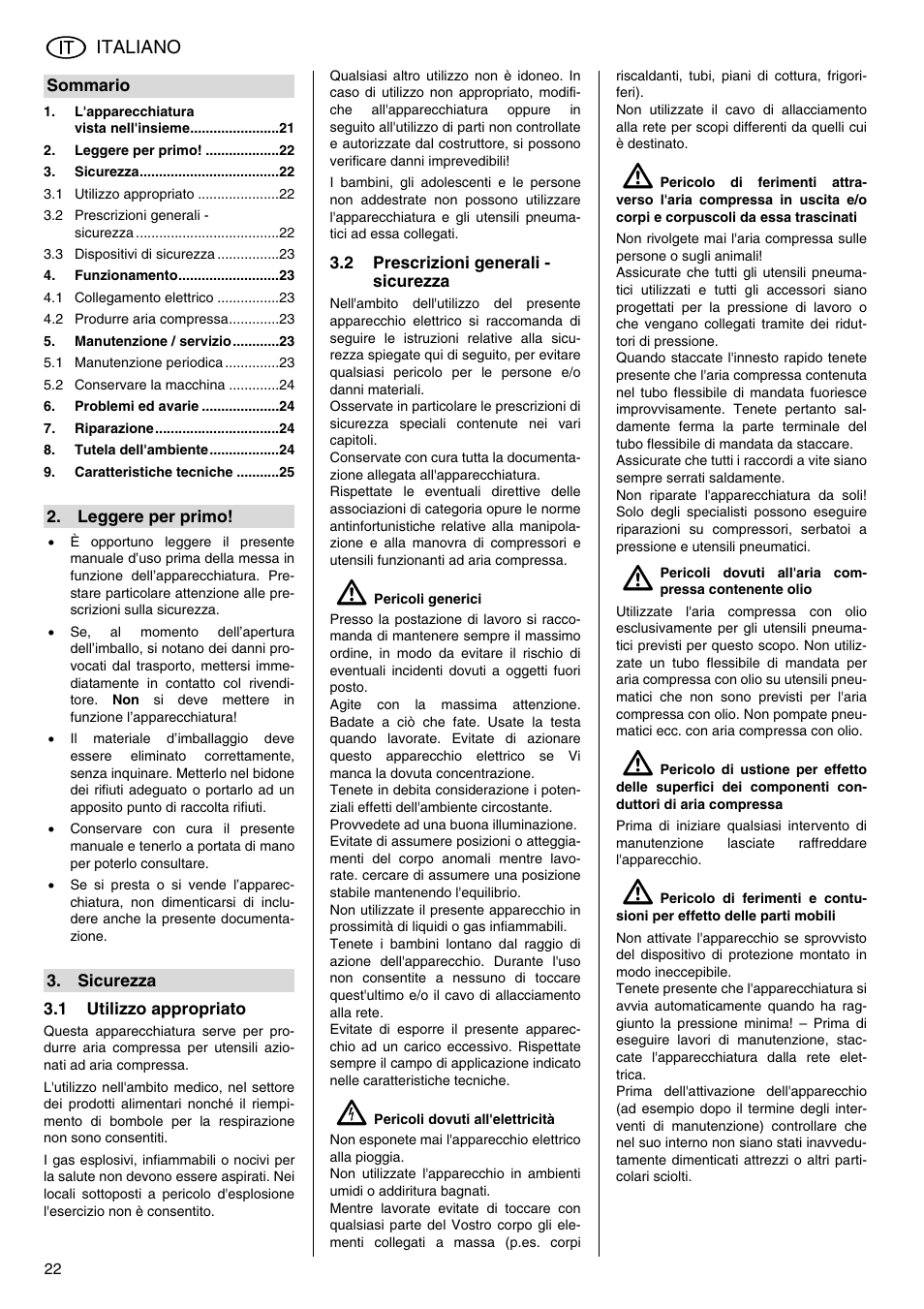 Metabo Power 260 User Manual | Page 22 / 44