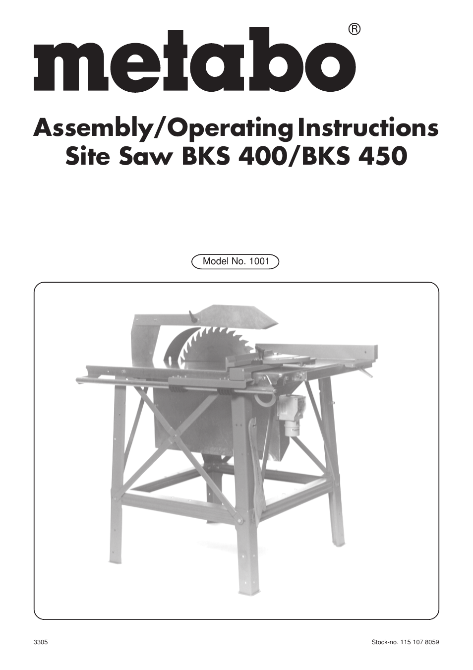 Metabo BKS 450 User Manual | 12 pages