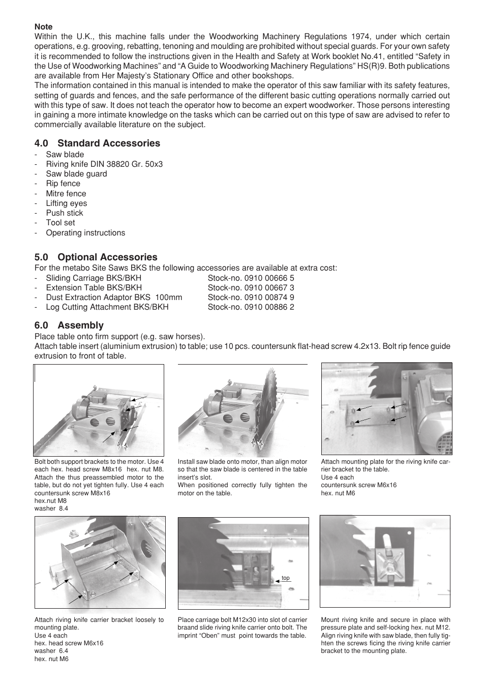 Metabo BKS 450 User Manual | Page 3 / 12