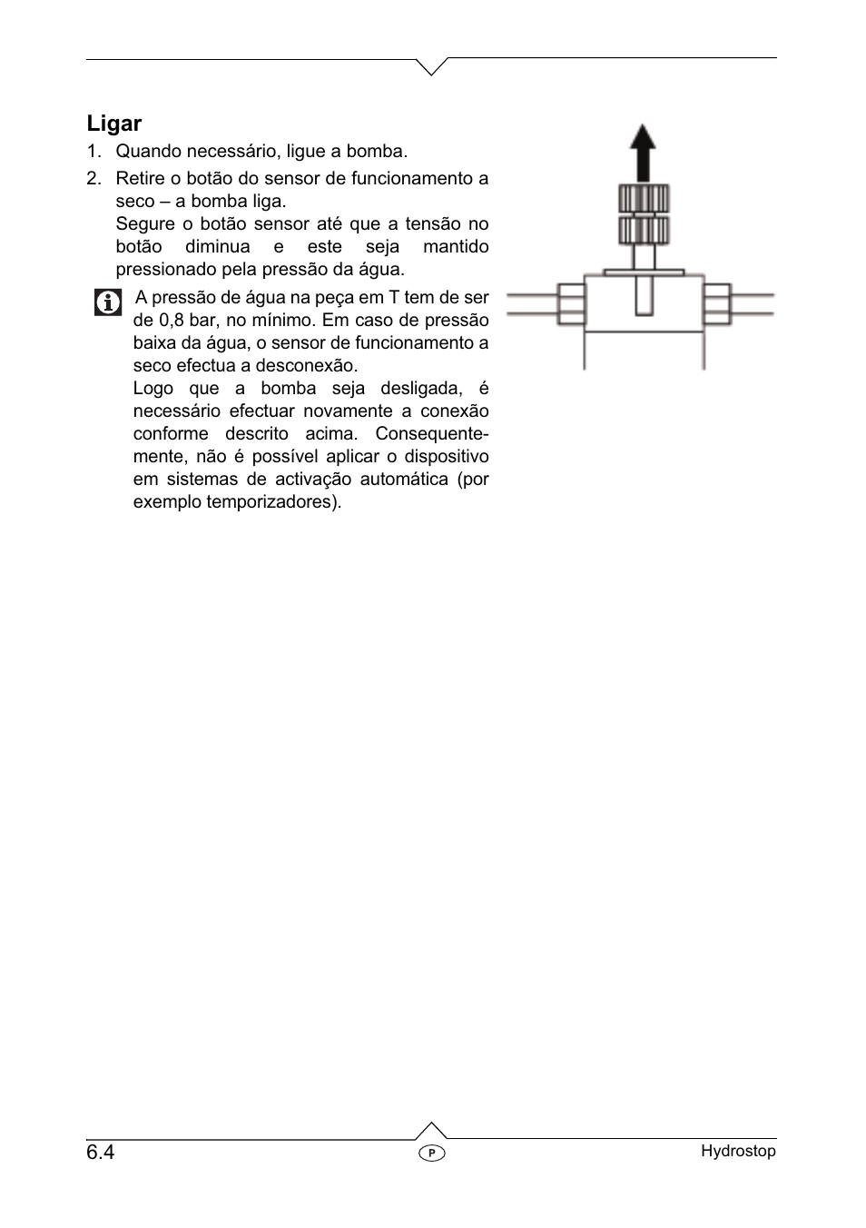 Ligar | Metabo Dry-running Sensor Hydrostop User Manual | Page 31 / 56