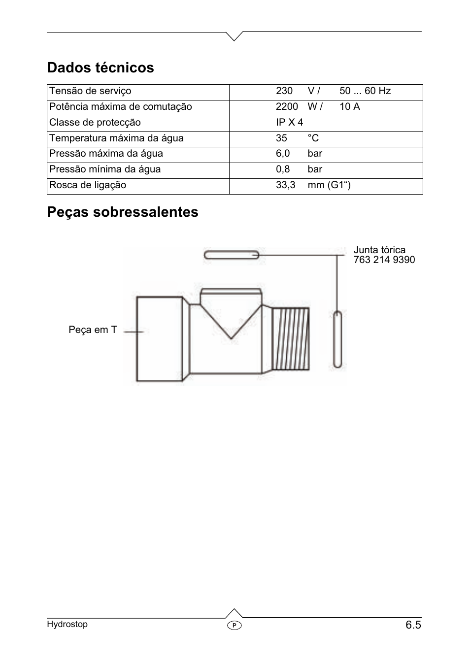 Dados técnicos peças sobressalentes | Metabo Dry-running Sensor Hydrostop User Manual | Page 32 / 56