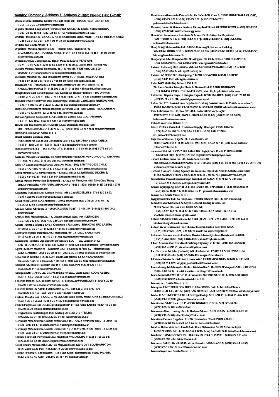 Metabo Dry-running Sensor Hydrostop User Manual | Page 54 / 56