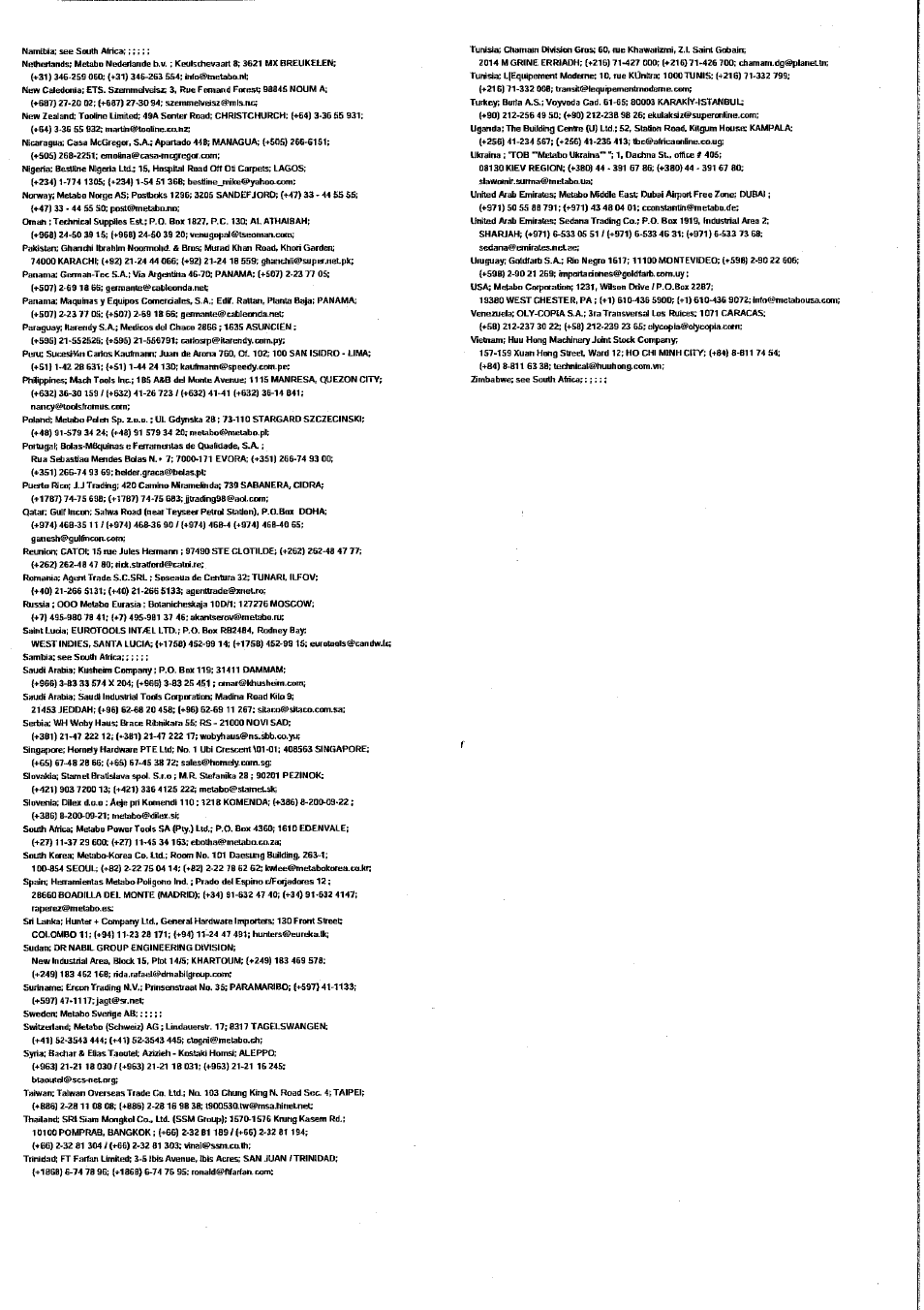 Metabo Dry-running Sensor Hydrostop User Manual | Page 55 / 56