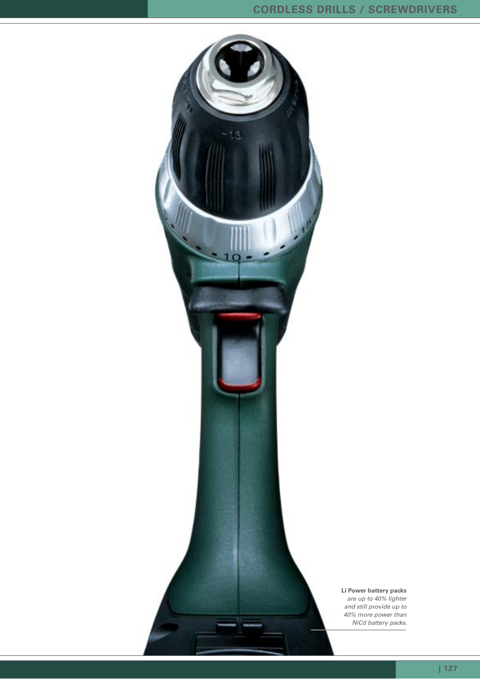 Cordless drills / screwdrivers | Metabo Cordless Drills / Screwdrivers User Manual | Page 2 / 14