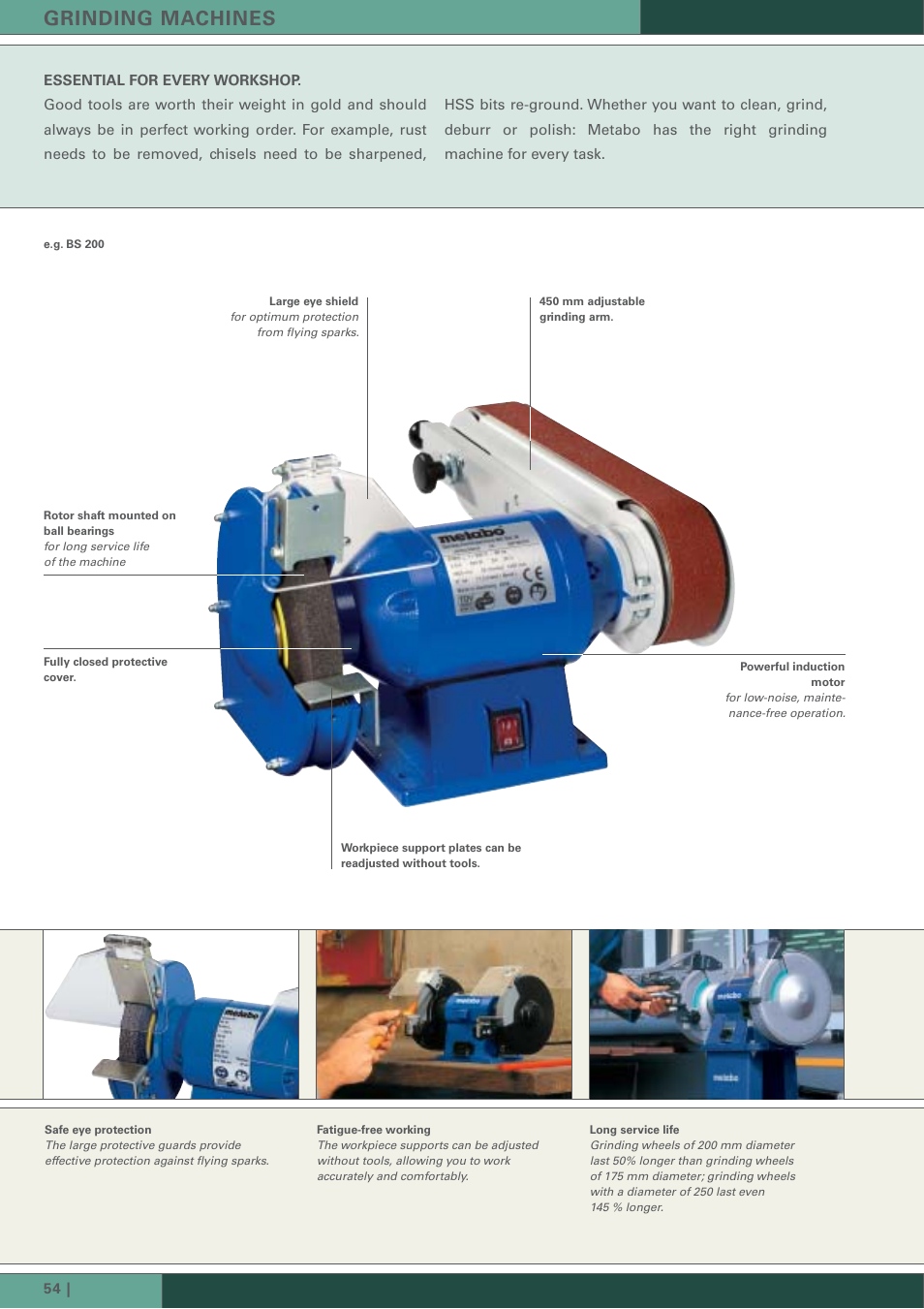Metabo BS 200 User Manual | 8 pages