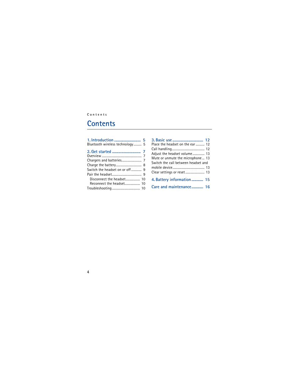 Mobile Authority Headset BH-701 User Manual | Page 4 / 16