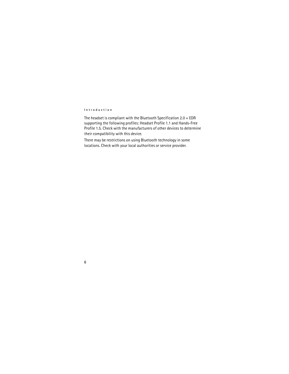 Mobile Authority Headset BH-701 User Manual | Page 6 / 16