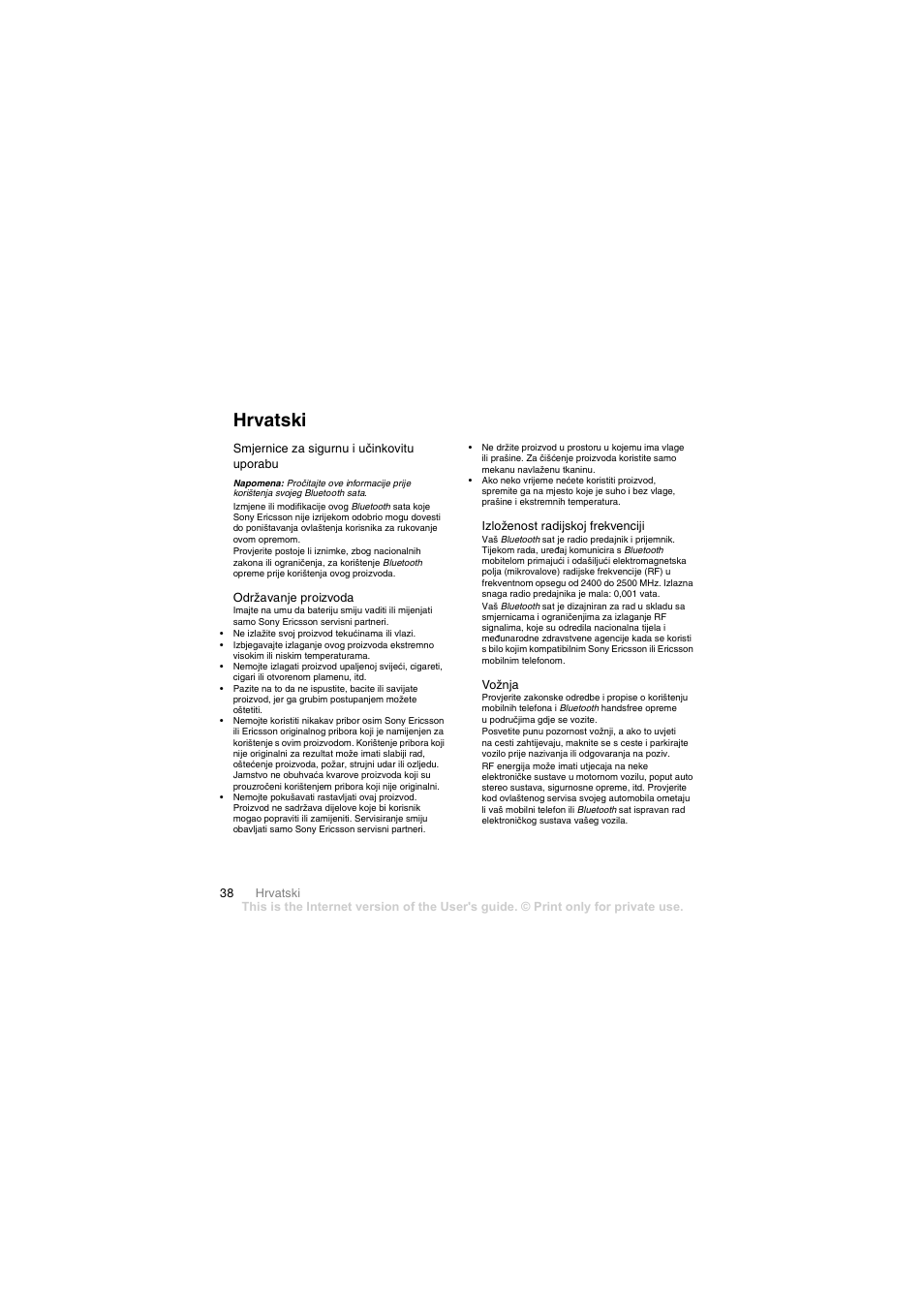 Hrvatski | Mobile Authority MBW-100 User Manual | Page 39 / 98
