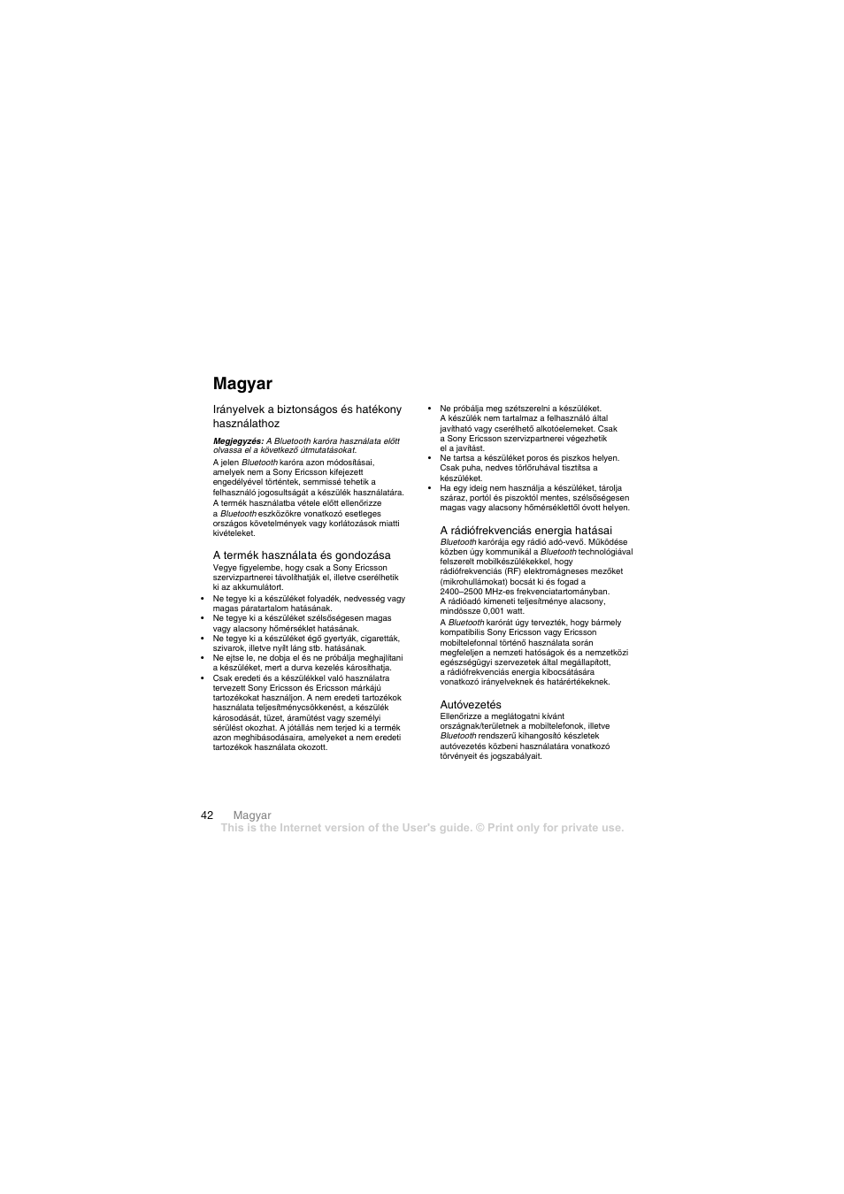 Magyar | Mobile Authority MBW-100 User Manual | Page 43 / 98